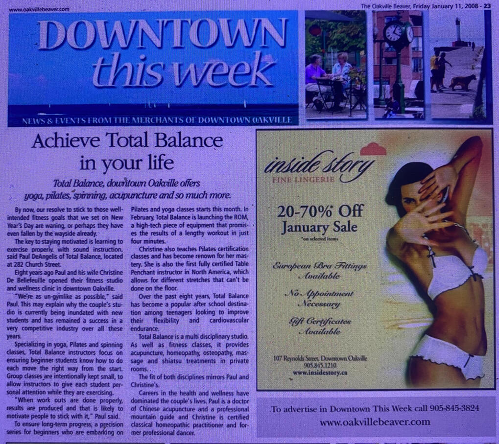 toronto-star-paul-deangelis-christine-de-bellefeuille-2007.jpg Toronto Star feature on Paul DeAngelis and Christine De Bellefeuille, published February 10, 2007.
